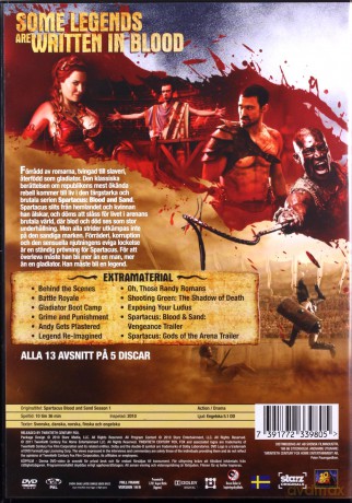 Spartacus: Blood and Sand Season 1 (Spartakus: Krew i piach) [5DVD]