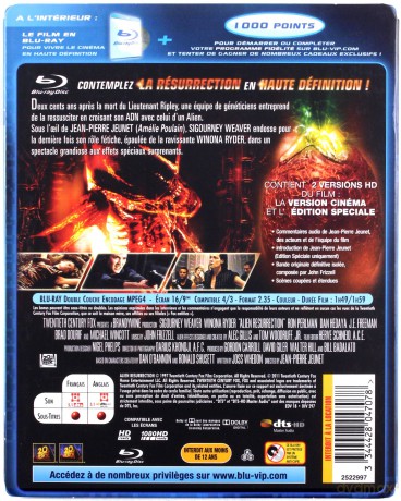 Alien: Resurrection (Obcy: Przebudzenie) [Blu-Ray]