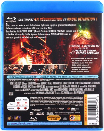 Alien: Resurrection (Obcy: Przebudzenie) [Blu-Ray]