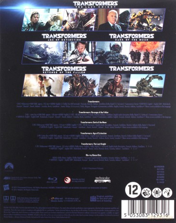 Transformers Collection 1-5 [5xBlu-Ray]