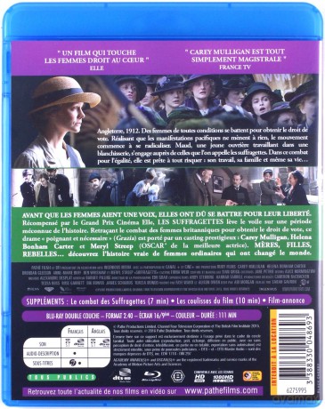 Suffragette  (Sufrażystka) [Blu-Ray]
