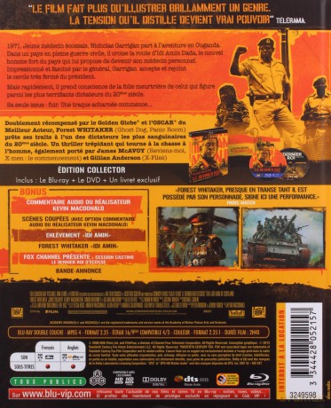 The Last King of Scotland (Ostatni król Szkocji) [Blu-Ray]+[DVD]