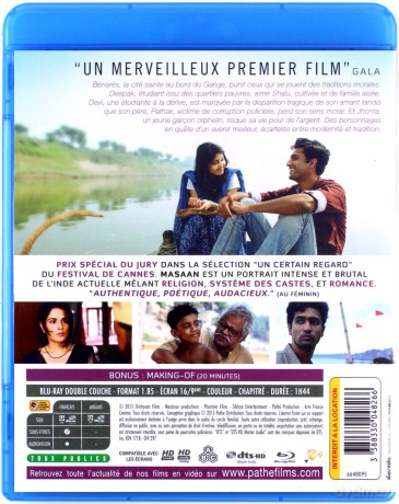 Masaan [Blu-Ray] film