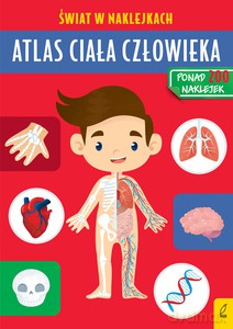Atlas ciała człowieka. Świat w naklejkach - Patrycja Zarawska [KSIĄŻKA]