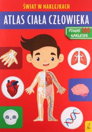 Atlas ciała człowieka. Świat w naklejkach - Patrycja Zarawska [KSIĄŻKA]