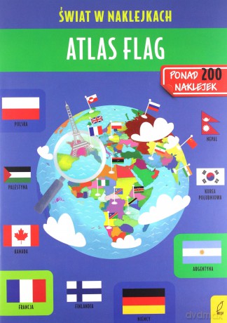 Atlas flag. Świat w naklejkach - Patrycja Zarawska [KSIĄŻKA]