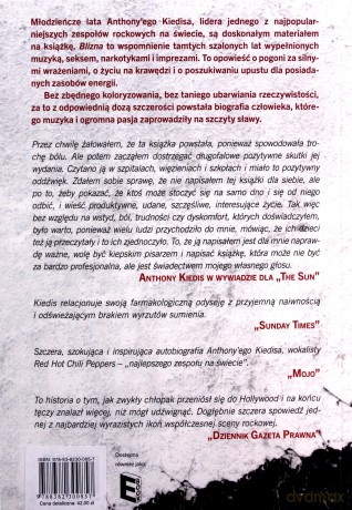 Blizna. Wstrząsająca biografia lidera zespołu Red Hot Chili Peppers - Anthony Kiedis [KSIĄŻKA]