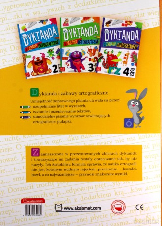 Dyktanda i zabawy ortograficzne kl. 1 - Bogusław Michalec [KSIĄŻKA]