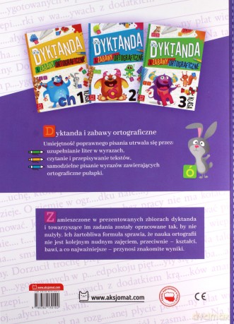 Dyktanda i zabawy ortograficzne kl. 4 - Bogusław Michalec [KSIĄŻKA]