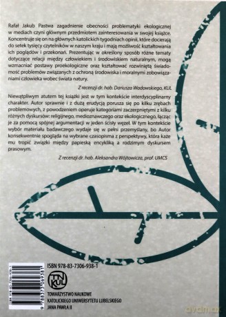 Ekologia w komunikowaniu religijnym - Rafał Jakub Pastwa [KSIĄŻKA]