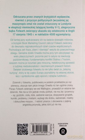 Folwark zwierzęcy. Dziennik z folwarku - George Orwell [KSIĄŻKA]