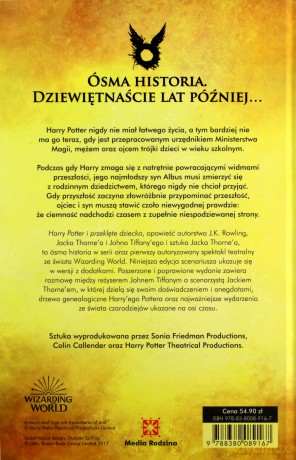 Harry Potter i przeklęte dziecko. Część 1 i 2. (wyd. poszerzone, op. twarda) - Joanne K. Rowling, Tiffany John [KSIĄŻKA]