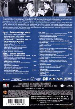 Światła wielkiego miasta (Kolekcja Charlie Chaplina) [2DVD]