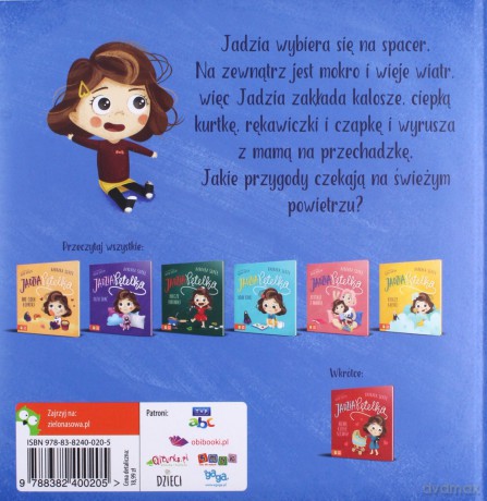Jadzia Pętelka. Jadzia Pętelka idzie na spacer - Barbara Supeł [KSIĄŻKA]