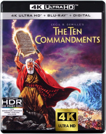 The Ten Commandments (Dziesięcioro przykazań) [Blu-Ray 4K]+[Blu-Ray]