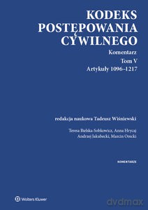 Kodeks postępowania cywilnego Komentarz (Tom 5) [KSIĄŻKA]