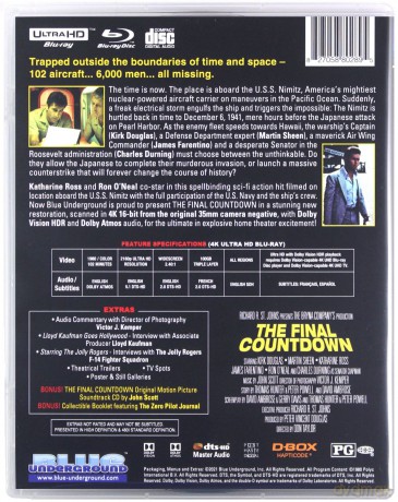 The Final Countdown (Końcowe odliczanie) [Blu-Ray 4K]+[Blu-Ray]+[CD]