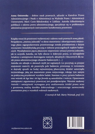 Niepewność sytuacji prawnej jednostki w sferze stanowienia i obowiązywania miejscowego planu zagospodarowania przestrzennego - Anna Ostrowska [KSIĄŻKA]