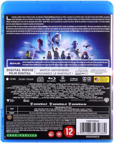Ready Player One [Blu-Ray]