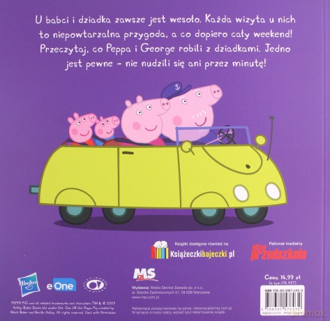 Peppa Pig. Opowieści na dobranoc. Kocham Cię, babciu! Kocham Cię, dziadku! [KSIĄŻKA]