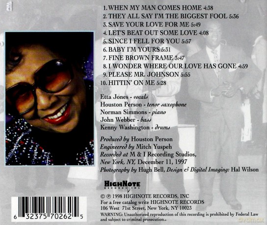 Etta Jones: My Buddy: Buddy Johnson Songbook [CD]