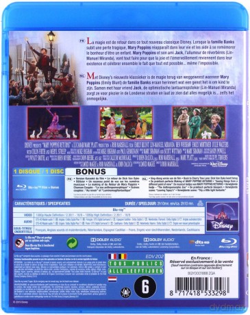 Mary Poppins Returns (Mary Poppins powraca) (Disney) [Blu-Ray]