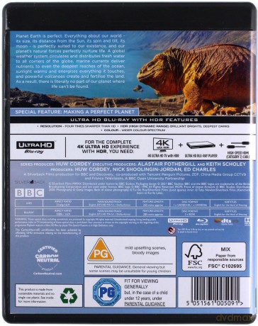 A Perfect Planet (BBC) [2xBlu-Ray 4K]+[2xBlu-Ray]