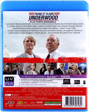 House of Cards Season 5 [4xBlu-Ray]