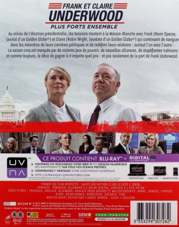 House of Cards Season 5 [4xBlu-Ray]