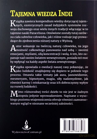 Tajemna wiedza Indii - Wiedenmann Johann Baptist [KSIĄŻKA]