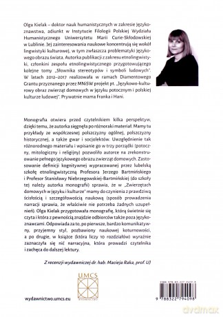 Zwierzęta domowe w języku i kulturze. Studium etnolingwistyczne [KSIĄŻKA]