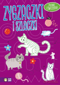 Zygzaczki i szlaczki (fioletowe) [KSIĄŻKA]
