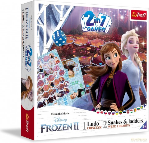 2w1 Chinczyk Węże i drabiny Frozen 2 [GRA]