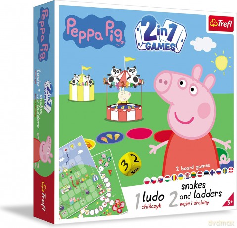 2w1 Chinczyk Węże i drabiny Peppa [GRA]