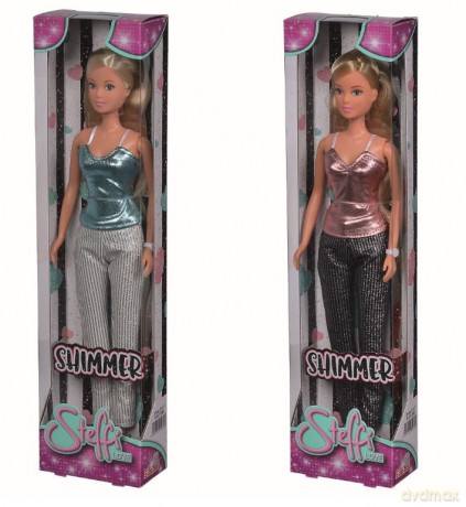 Lalka Steffi w błyszczącym kostiumie, 2 rodzaje