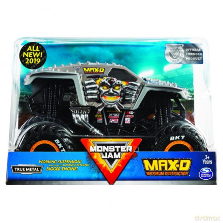 Pojazd MONSTER JAM Auto Warczące opony Max-D