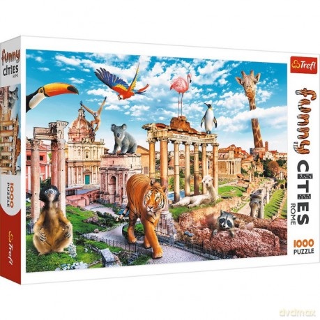 TREFL 1000 el. Funny Cities Dziki Rzym [PUZZLE]