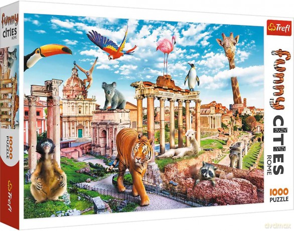 TREFL 1000 el. Funny Cities Dziki Rzym [PUZZLE]