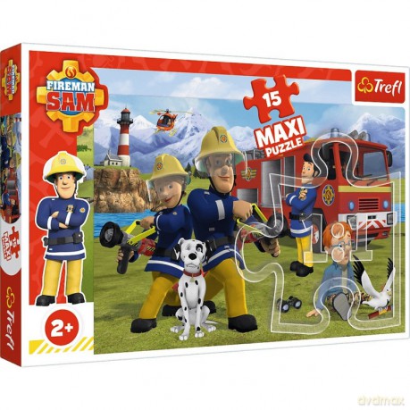 TREFL 15 el. Maxi Drużyna w akcji Strażak Sam [PUZZLE]