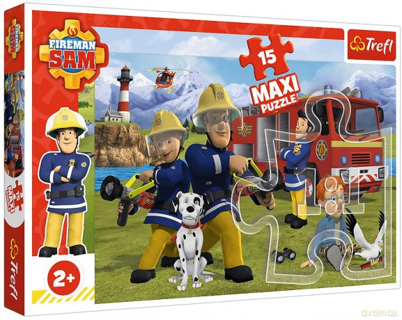 TREFL 15 el. Maxi Drużyna w akcji Strażak Sam [PUZZLE]