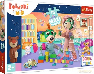 TREFL 15 el. Maxi Wesoły świat bobasków Trefliki [PUZZLE]
