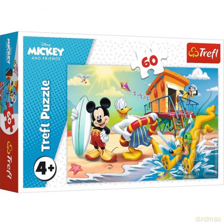 TREFL 60 el. Ciekawy dzień Myszka Miki [PUZZLE]
