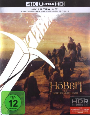 Hobbit Trylogia [BOX] [6xBlu-Ray 4K]