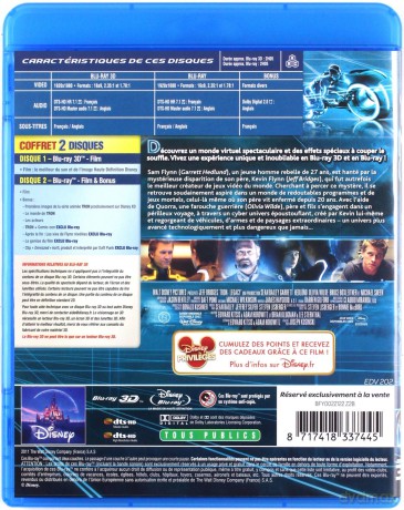 Tron: Dziedzictwo [Blu-Ray 3D]+[Blu-Ray]