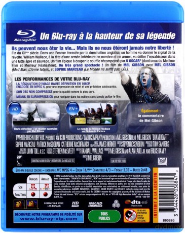 Braveheart (Braveheart - Waleczne Serce) [Blu-Ray]+[DVD]