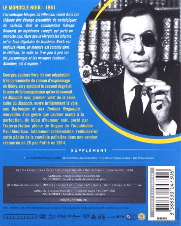 The Black Monocle (Czarny monokl) [Blu-Ray]+[DVD]