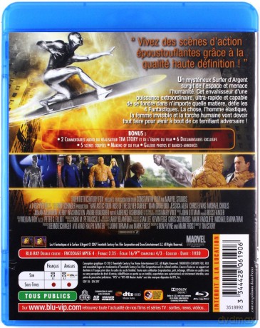 Fantastic 4: Rise of the Silver Surfer (Fantastyczna Czwórka: Narodziny Srebrnego Surfera) [Blu-Ray]
