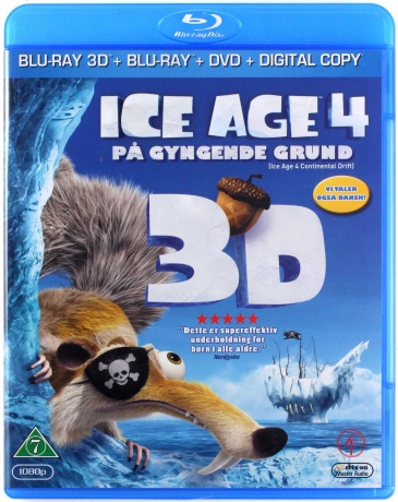 Ice Age: Continental Drift (Epoka Lodowcowa 4: Wędrówka kontynentów) [Blu-Ray 3D]+[Blu-Ray]+[DVD]