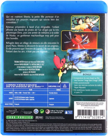 Laputa: Castle in the Sky (Laputa - podniebny zamek) [Blu-Ray]