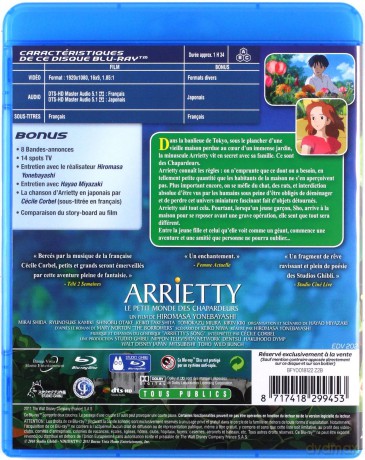 The Secret World of Arrietty (Tajemniczy świat Arrietty) [Blu-Rat]